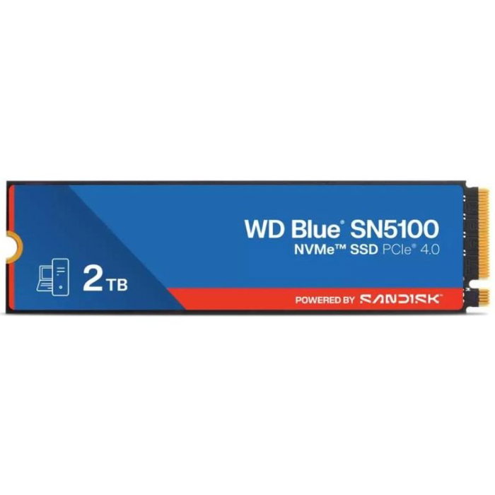 Western Digital WD Blue SN5100 2 TB M.2 PCIe 4.0 NVMe Western Digital WD Blue SN5100 2 TB M.2 PCIe 4.0 NVMe